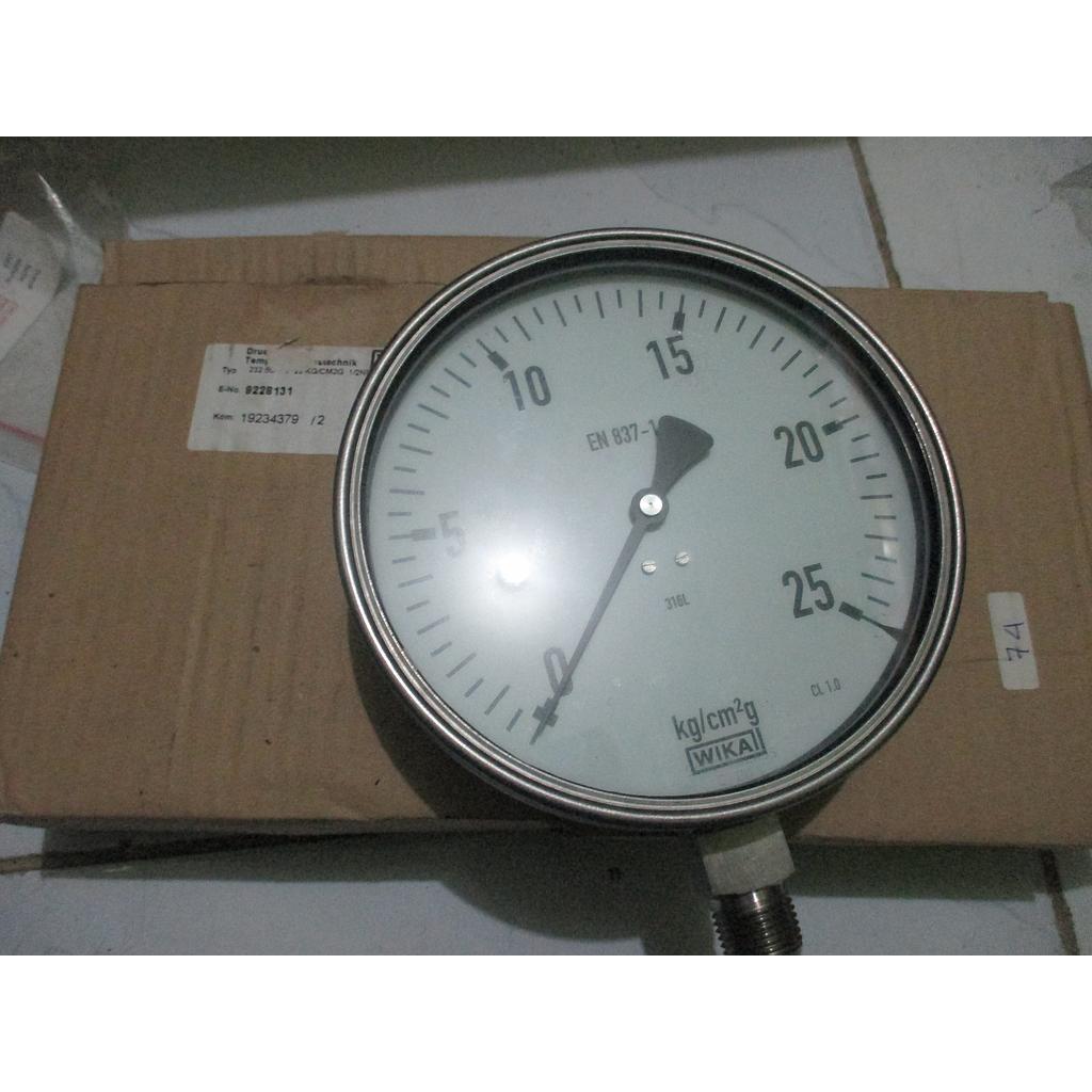 Test Gauge, Max Pressure: 25 KG/CM2G, Brand: WIKA