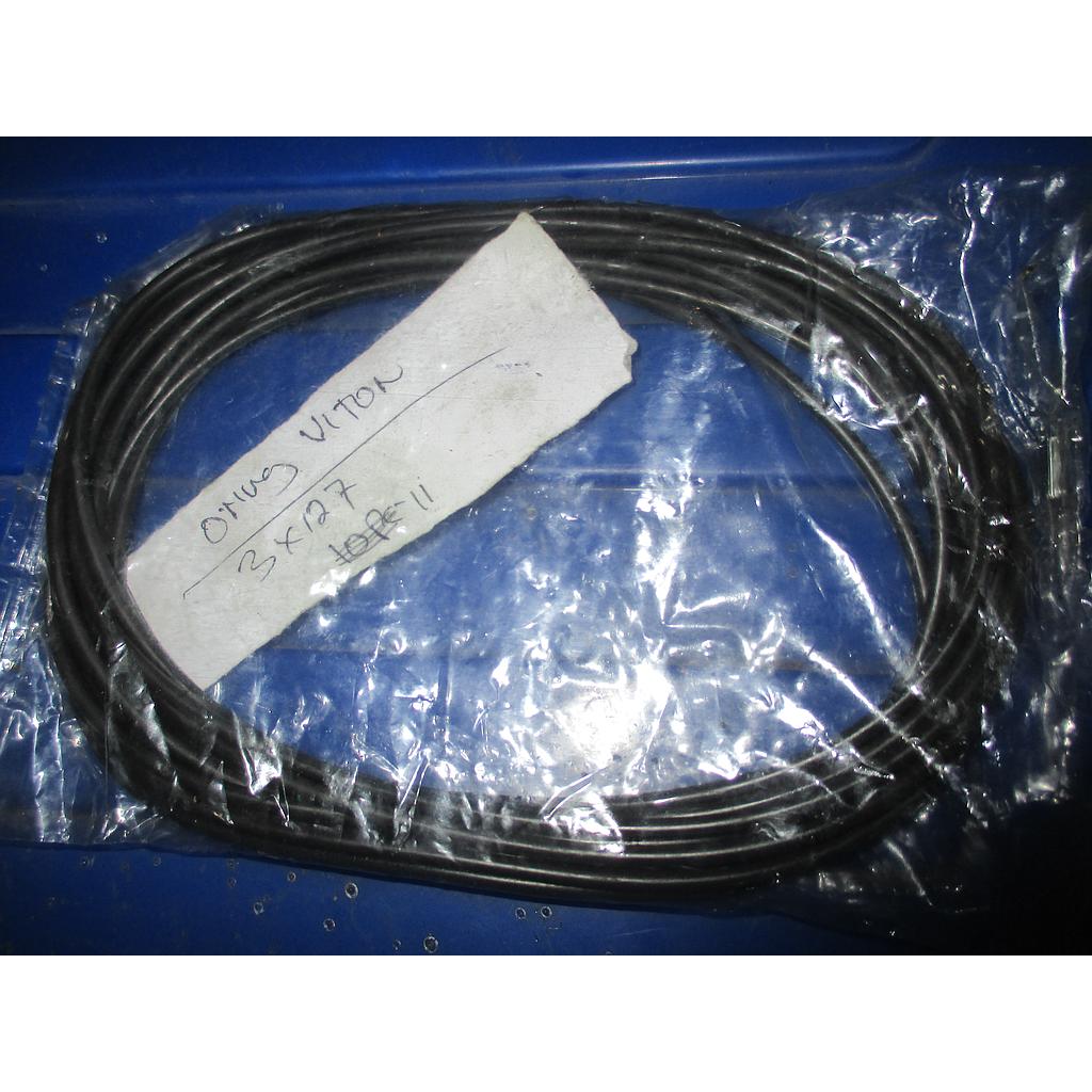 Seal O Ring Viton; Dia 3mm x 127mm