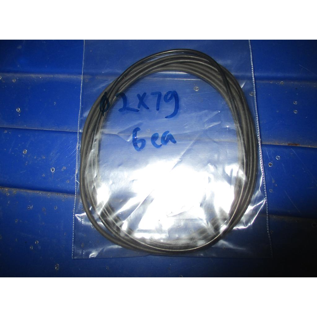 Seal O Ring Viton; Dia 2mm x 79mm