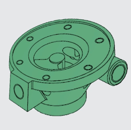 Body; CF8M SST F/. BAP 1301F 1/4" NPTF CF8M 225PSIG MIP6000PSIG
