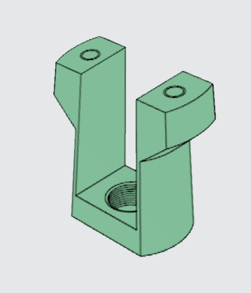 Yoke; 316SST F/. BAP 1301F 1/4" NPTF CF8M 225PSIG MIP6000PSIG