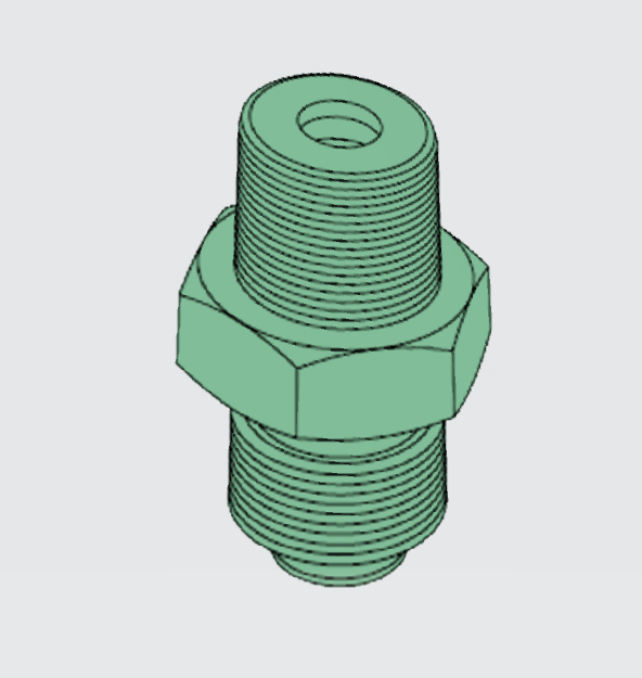 Valve Disk Assembly; PTFE F/. BAP 1301F 1/4" NPTF CF8M 225PSIG MIP6000PSIG
