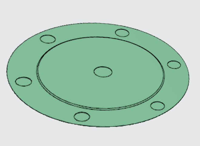 Diaphgram; MONEL K500 F/. BAP 1301F 1/4" NPTF CF8M 225PSIG MIP6000PSIG