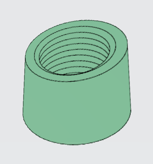 Valve Disk Collar; 304 SST F/. BAP 1301F 1/4" NPTF CF8M 225PSIG MIP6000PSIG