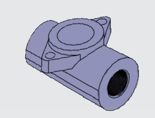 Body; WCB F/. BAP 627; 3/4" NPTF WCB; 3-20 PSIG OUTPUT; WIP 1000 PSIG