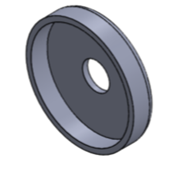 Lower Spring Seat; Plastic F/. BAP 627; 3/4" NPTF WCB; 3-20 PSIG OUTPUT; WIP 1000 PSIG