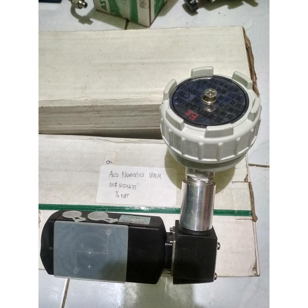Asco Numatic Valve, 1/4 NPT, Brand Asco
