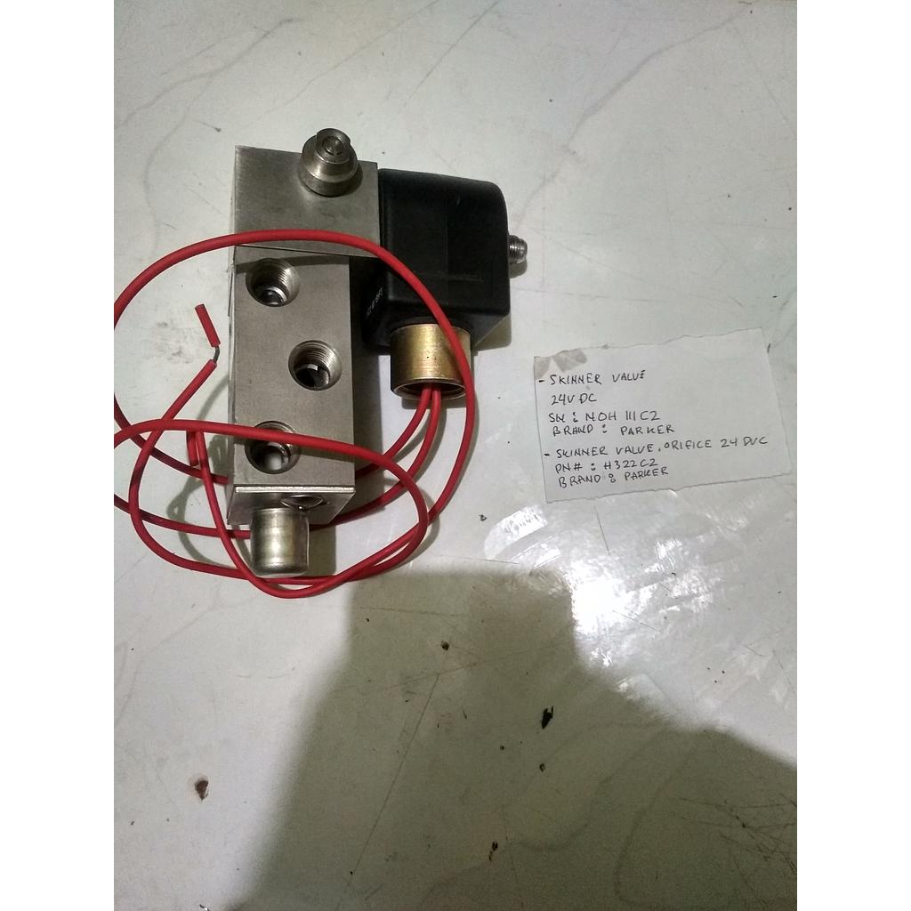 Skinner Valve, Orifice 24 DVC, Brand Parker