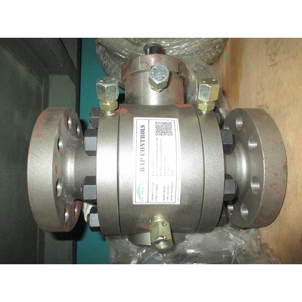 Ball Valve; BAP 2006BVT; 2" Body WCB; Ball 316SST Full Bore; Trunnion 600# RF
