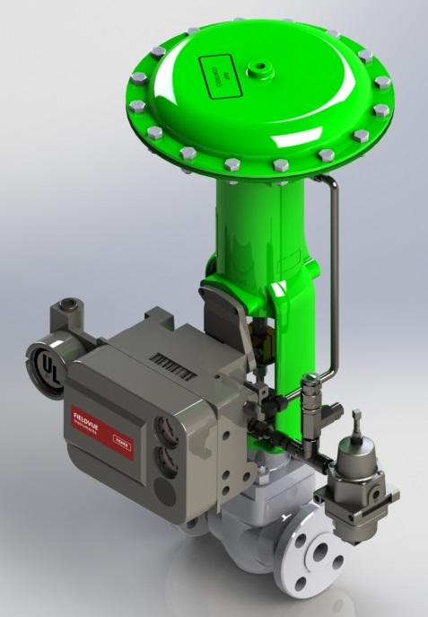 BOMITEM; 100536; Item 20; CV; BAP E-SERIES [EZ] 1" 300#RF ASTM A216-WCC; 3/8" 316 SST 3/8" M-Form Port; 3/4" Travel c/w. BAP 657S SZ30; EMERSON 3582 Input 3-15 psig; BAP 67CFRH 