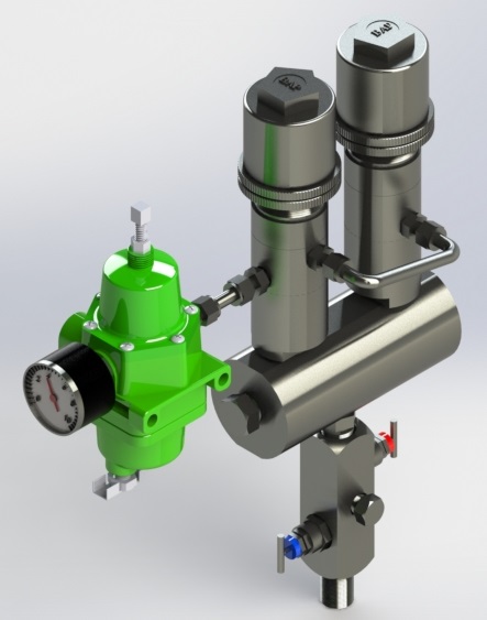 BOMITEM; 100526; Item 10; PS.P; BAP 7970H-SERIES Dual; Set Point Low 65 Psig - High 550 Psig; Piston Size 1-1/8" [10-290 Psig] Low, Piston Size 1/2" [290-1440 Psig] High