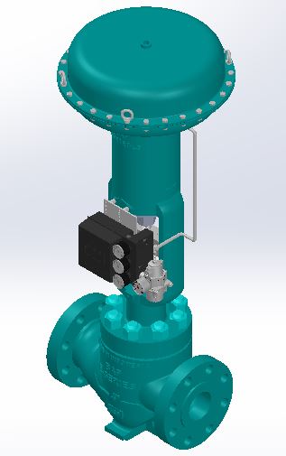 BOMITEM; 100511; Item 60; CV,1M; BAP E-SERIES [ET] 4" 900#RF ASTM A216 WCB; 2-7/8" Monel Approx Linear Port; 1-1/2" Travel c/w. BAP 667S SZ70; FISHER; BAP 67CFRH CF8M SST Body