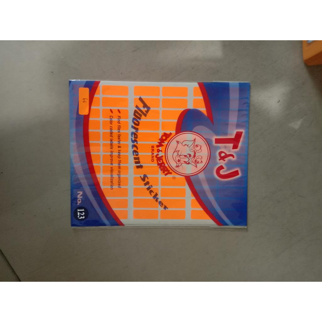 Label warna orange, Tom &amp; Jerry Brand 