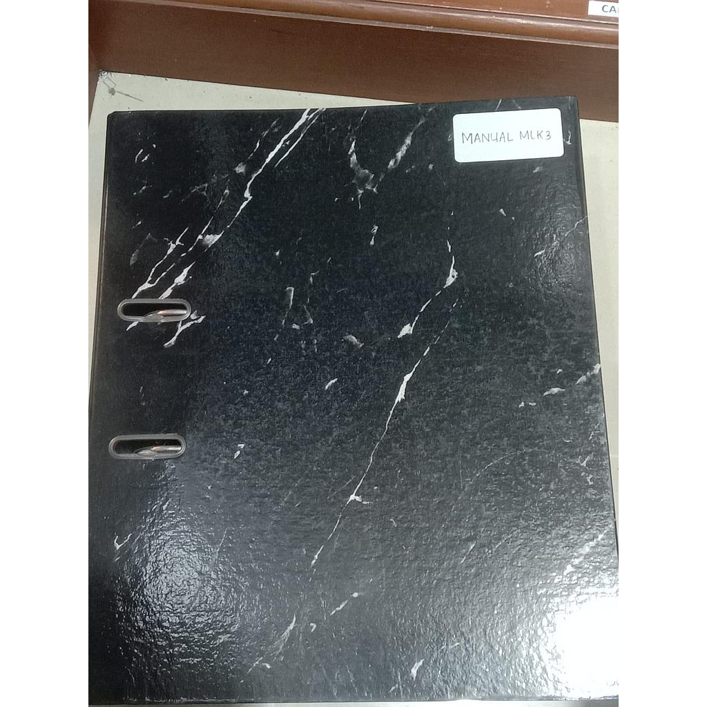 Dokumen Manual MLK 3, Binder Warna Hitam 