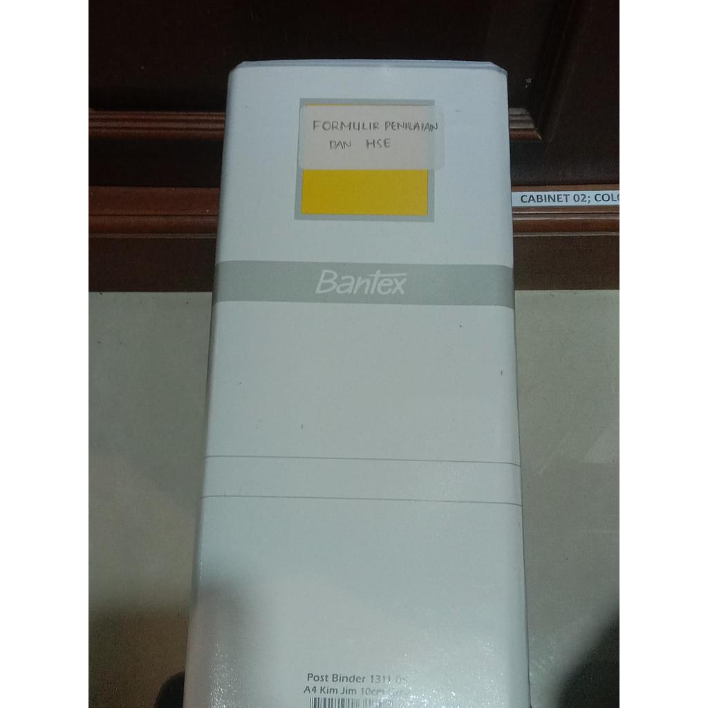 Dokumen Formulir Penilaian dan HSE, Binder Warna Putih 