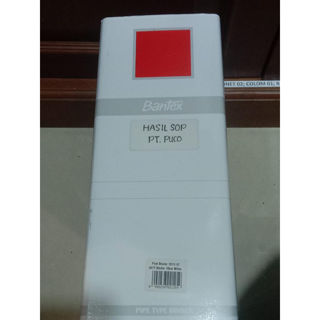 Dokumen Hasil SOP PT Puco, Binder Warna Putih 