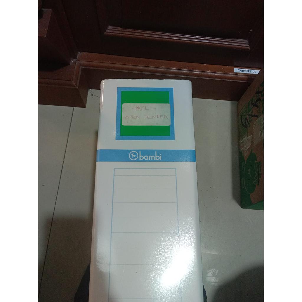 Dokumen Hasil Open Tender, Binder Warna Putih 