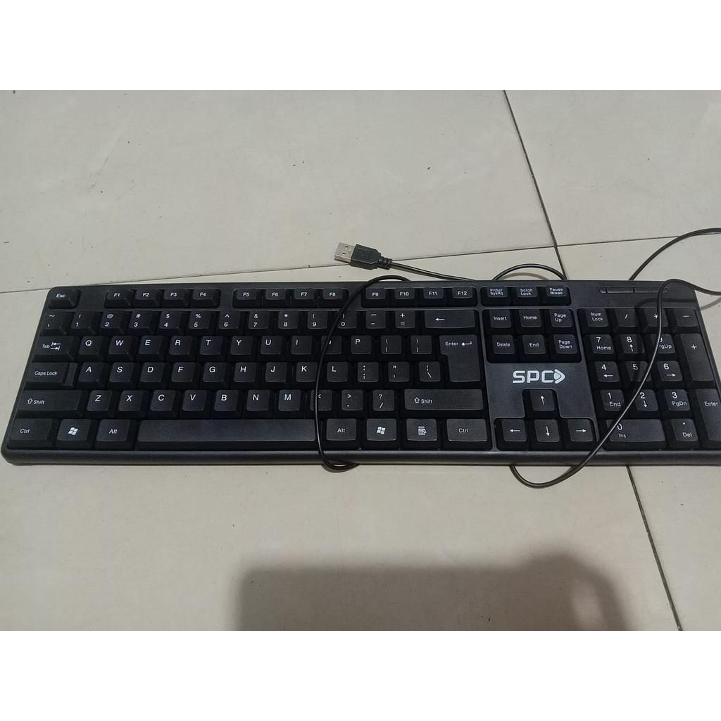 Keyboard SPC, Voltage/Curret Plug, 5V-0.25A Max, PS/2, 5V-0.5A Max, USB