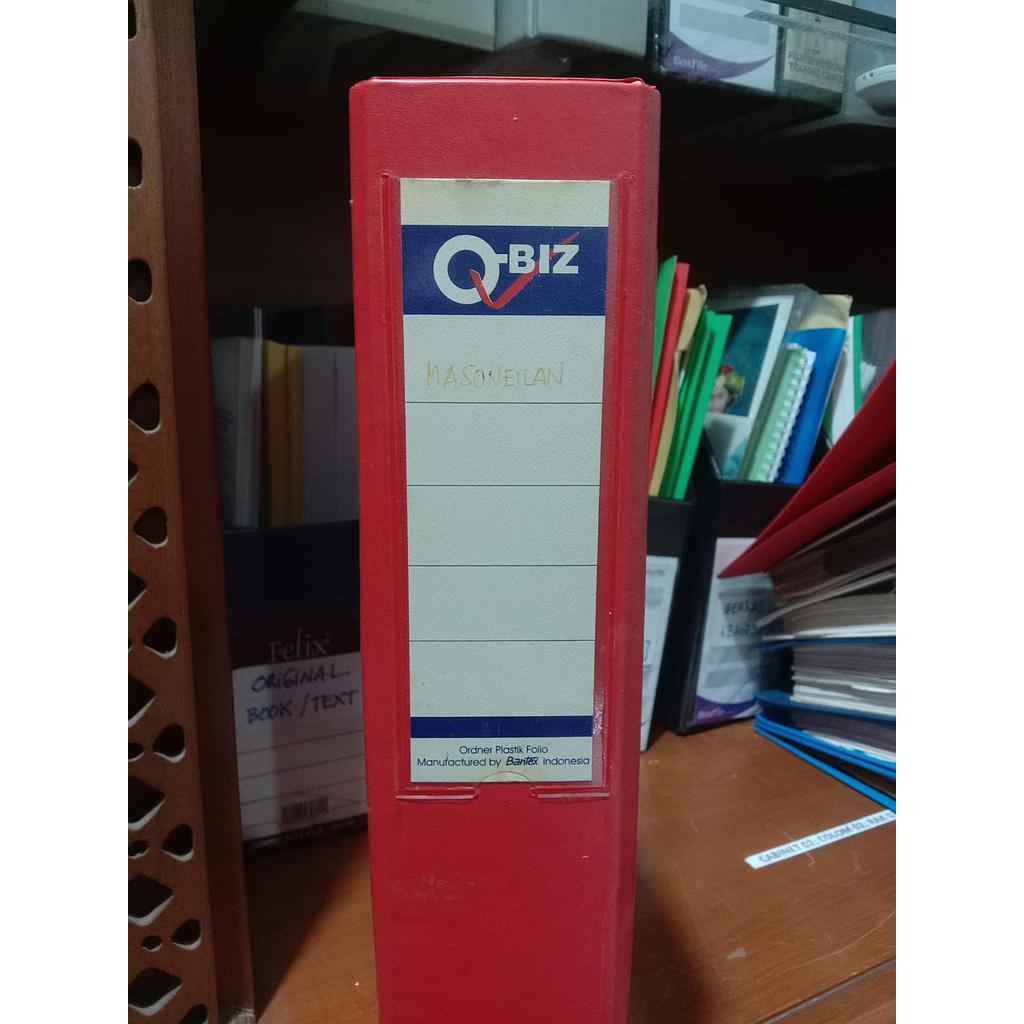 Dokumen Masoneilan, Binder Warna Merah