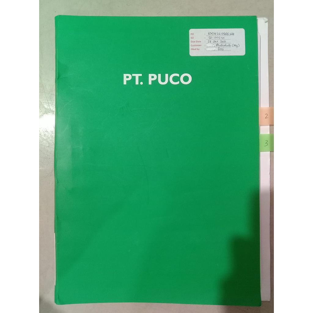 Dokumen SO 100544, Map Warna Hijau 