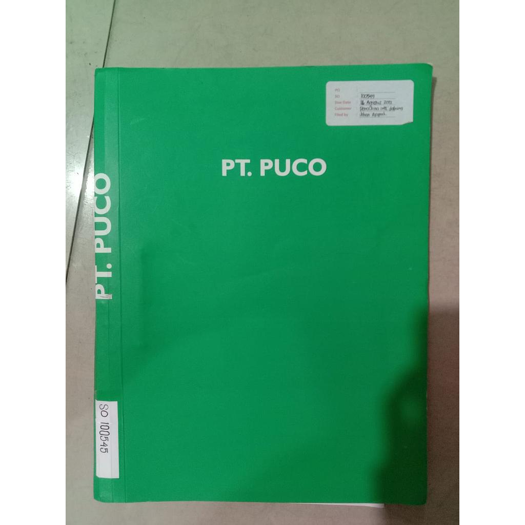 Dokumen SO 100545, Map Warna Hijau 