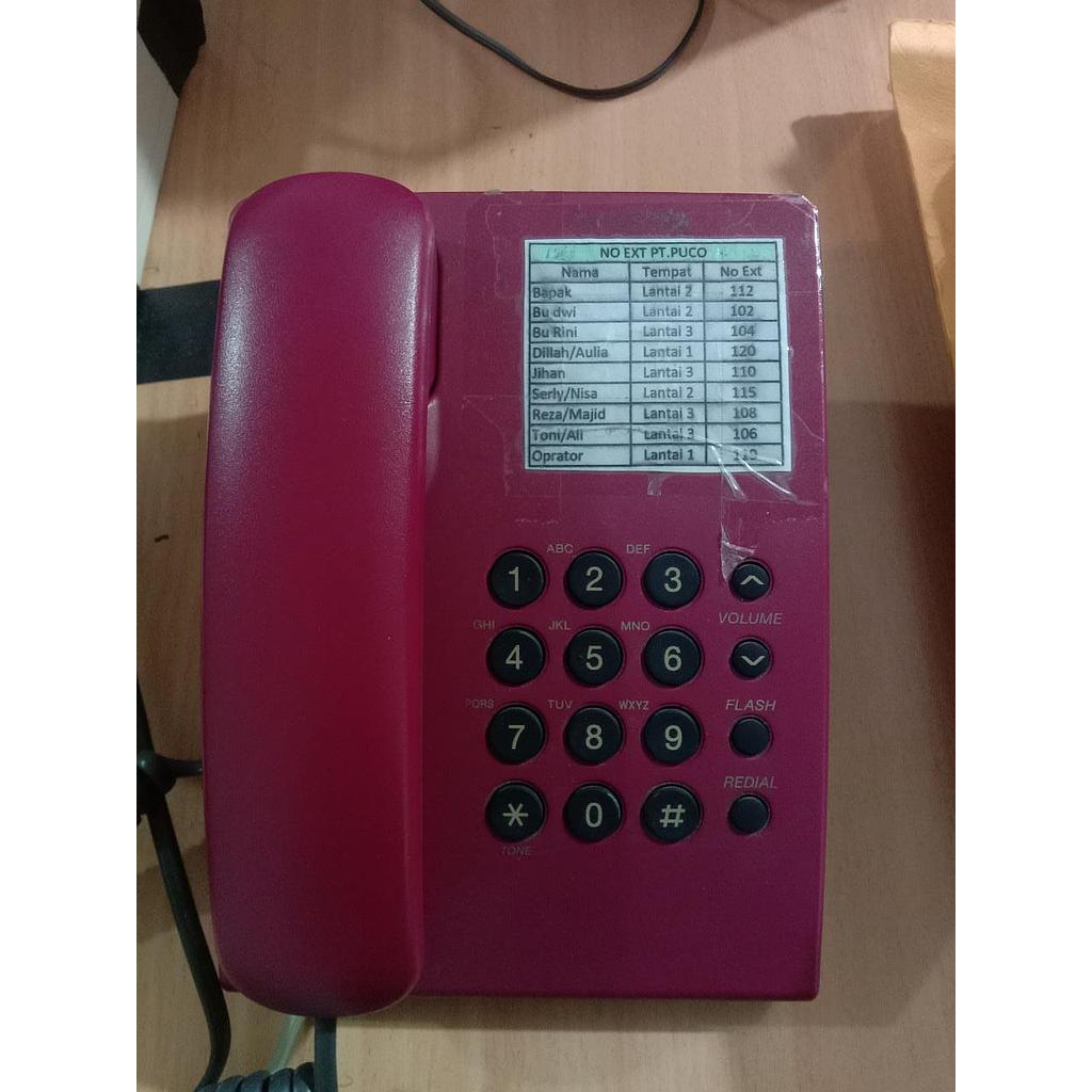 Telepon Panasonic KX-TS505MXR