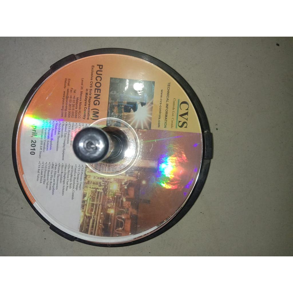 Cover CD Pucoeng CVS April 2010 Warna Orange 