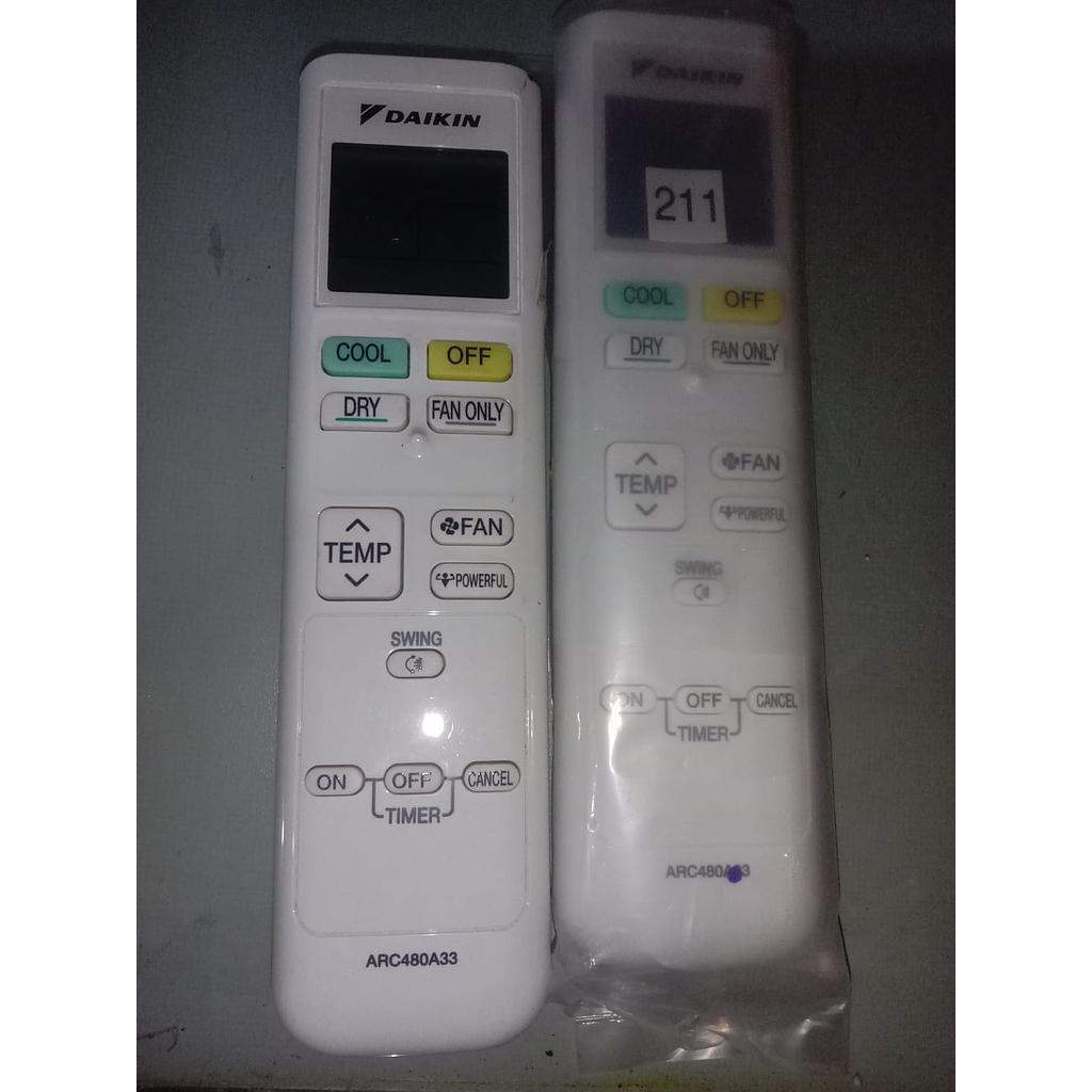 Remot Daikin ARC480A33