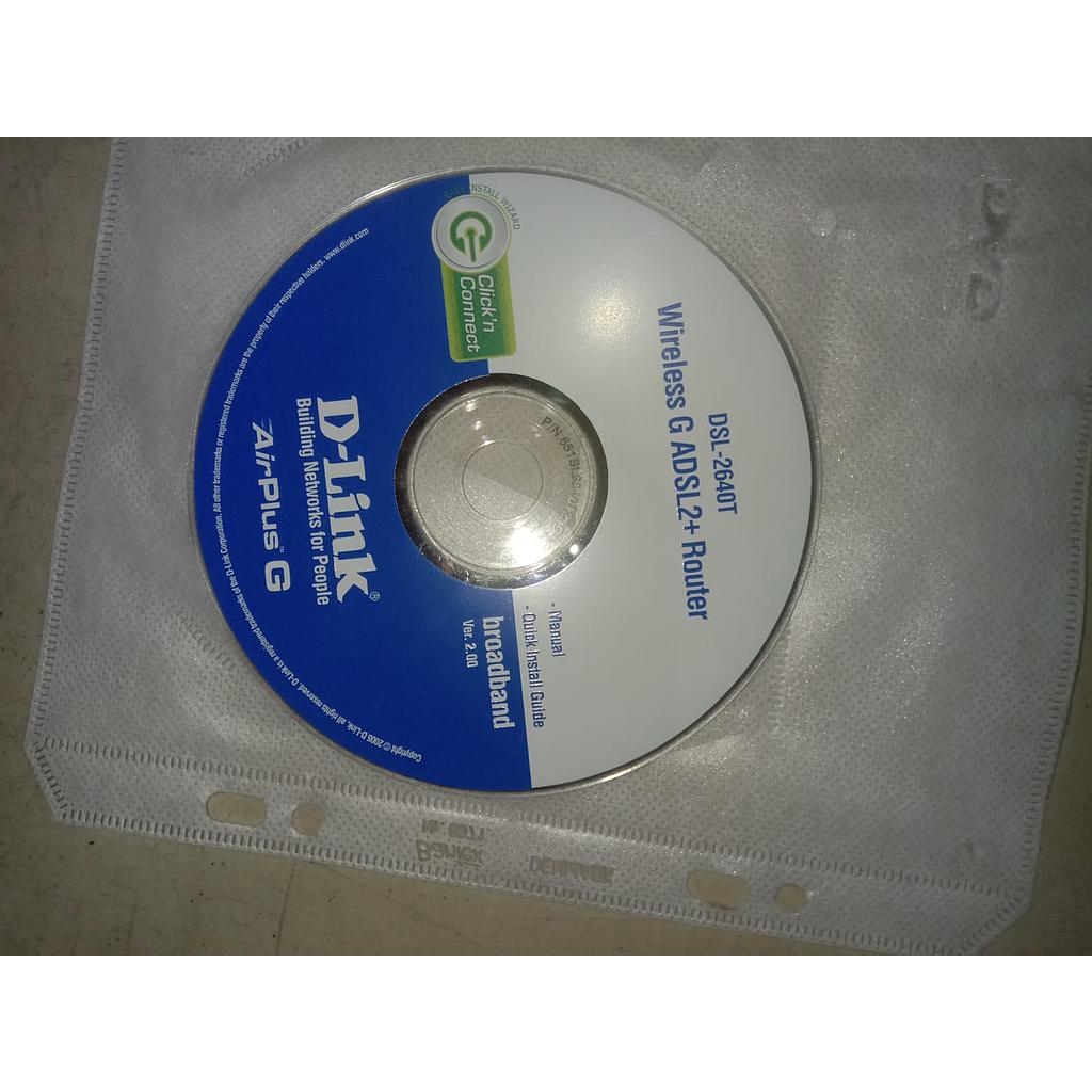 CD DSL-2640T Wireless G ADSL2+Router 
