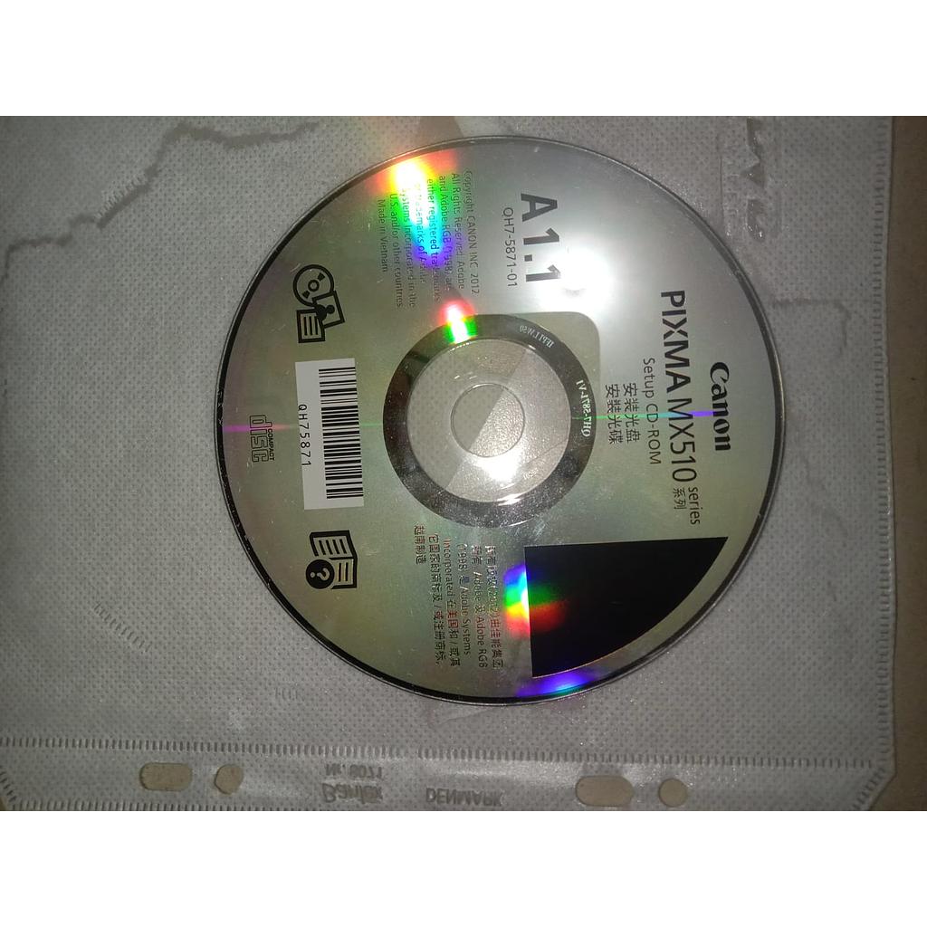 CD Canon Pixma MX510 Series 