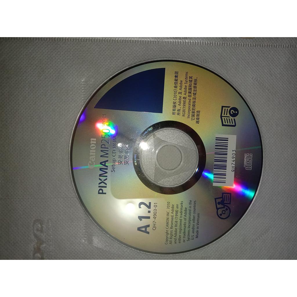 CD Canon Pixma MP250 Series 