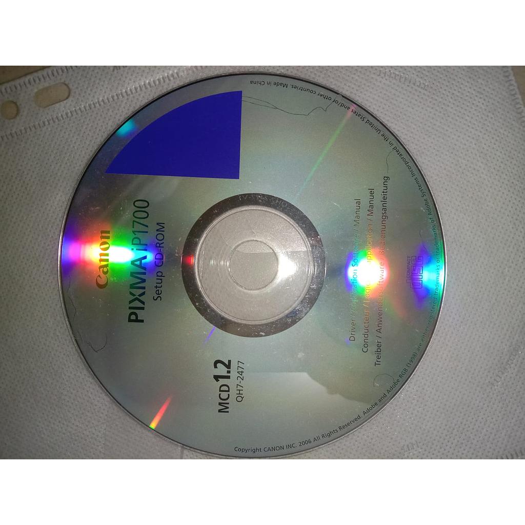 CD Canon Pixma iP1700 