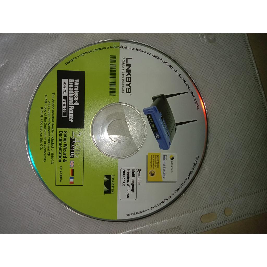 CD Wireless-G Boardband Router 