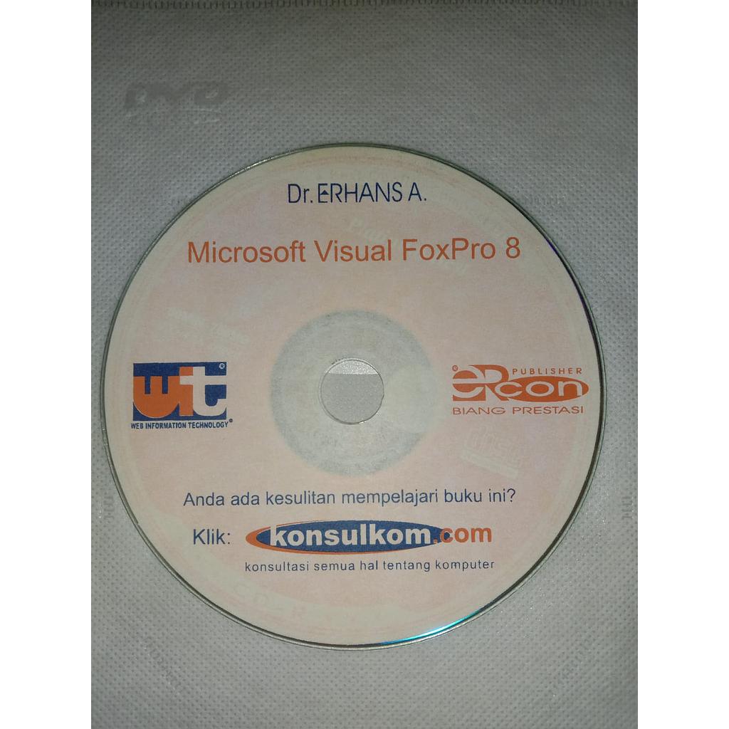 CD Microsoft Visual Fox Pro 8