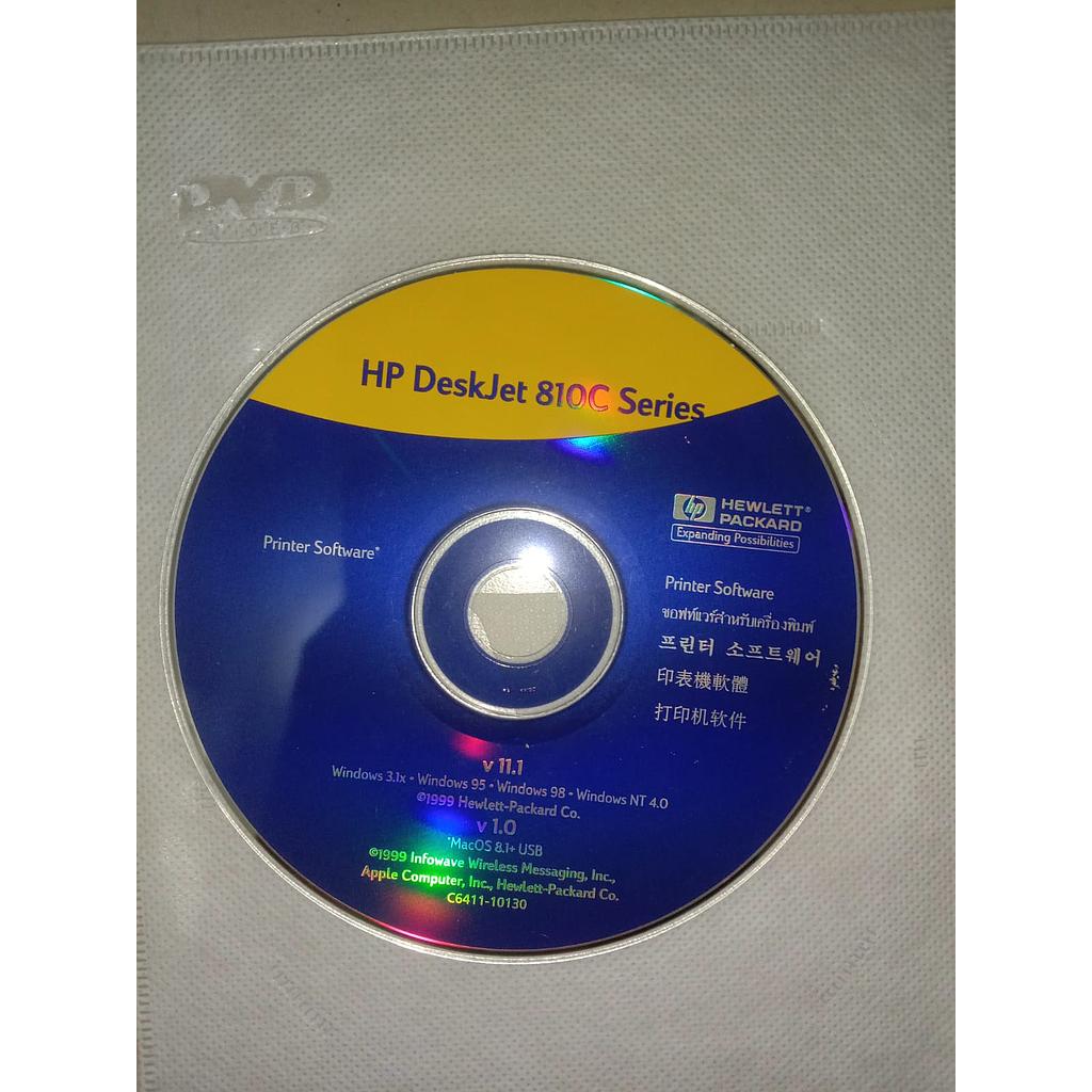 CD HP Deskjet 810C Series 