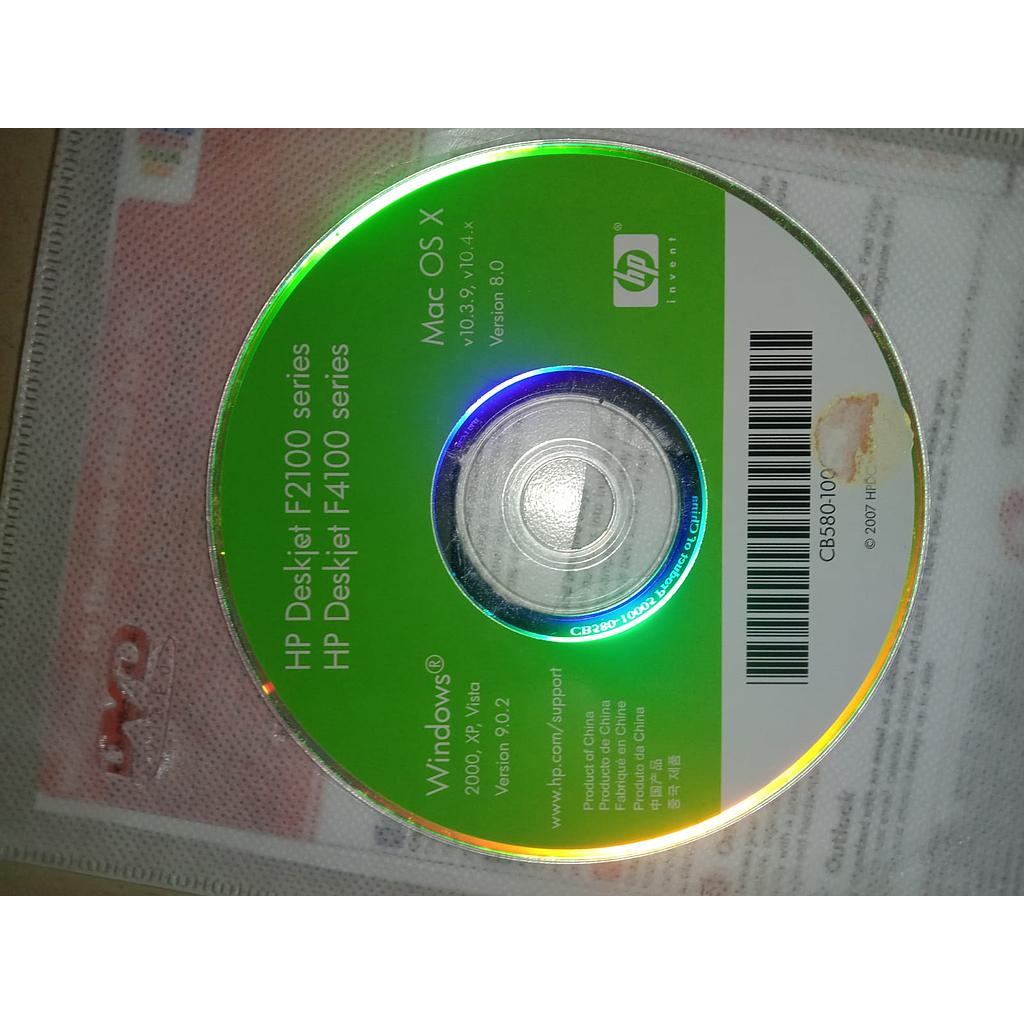 CD HP Deskjet F2100 Series, F4100 Series 