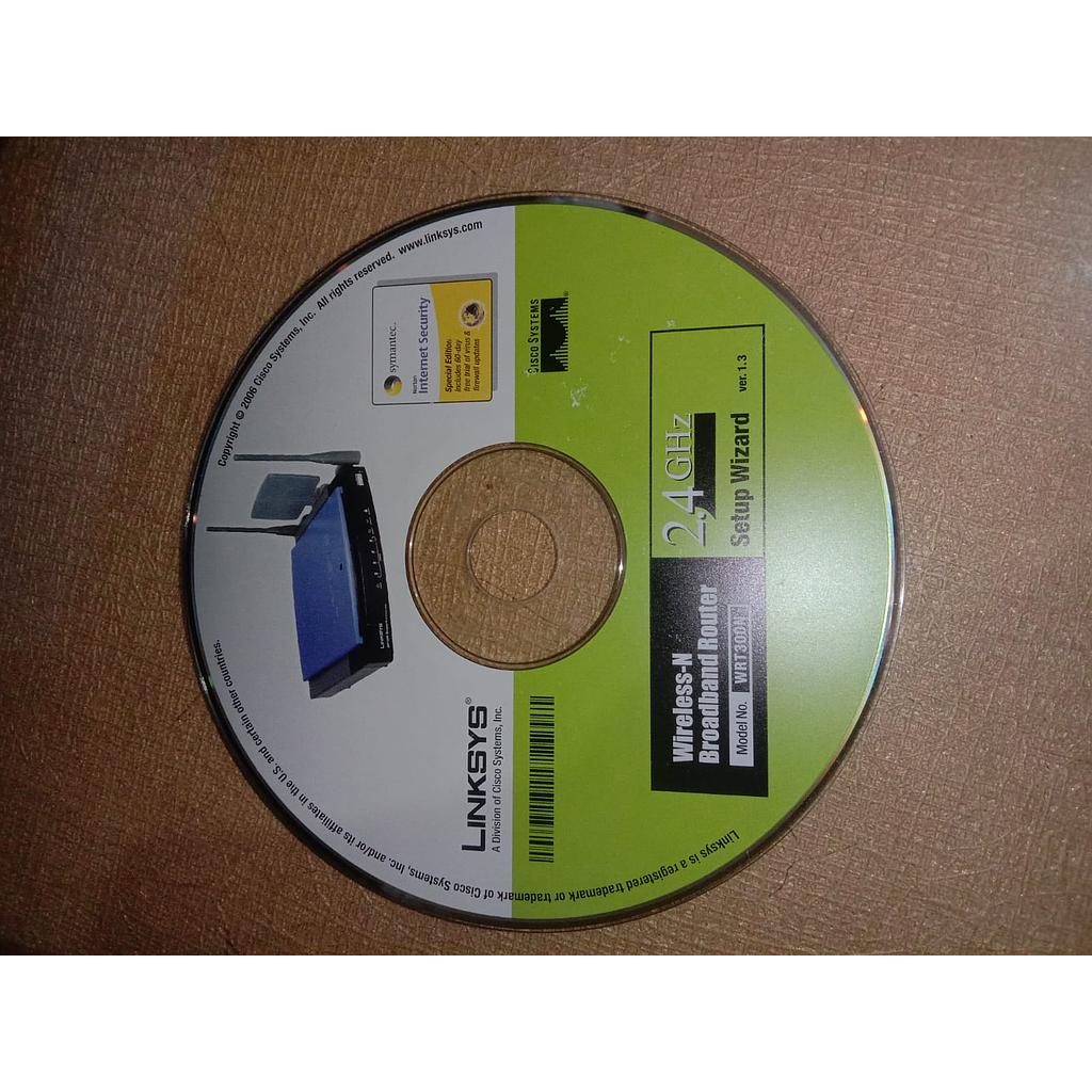 CD Wireless-N Boardband Router, WRT300N