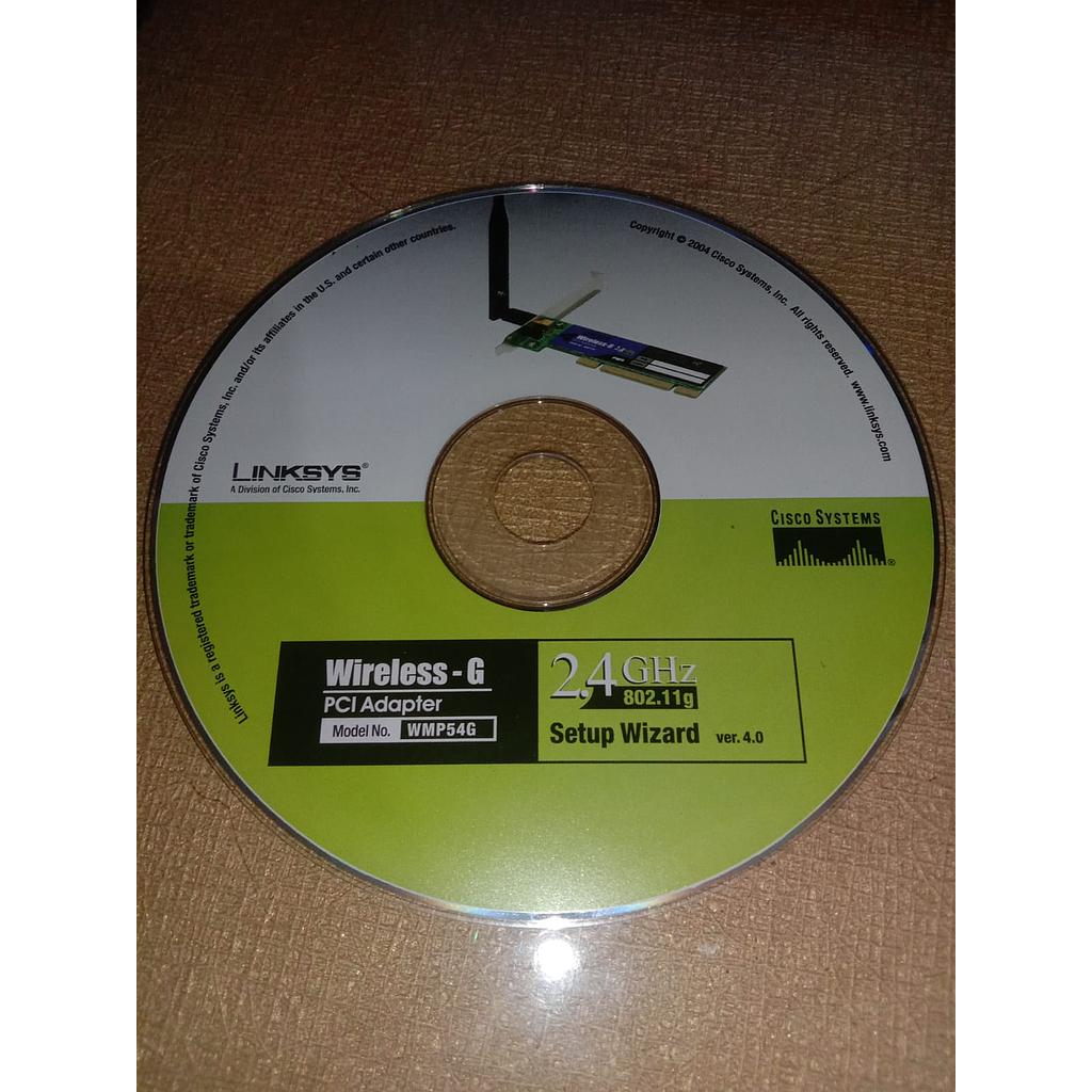 CD Wireless-G PCI Adapter, WMP5UG