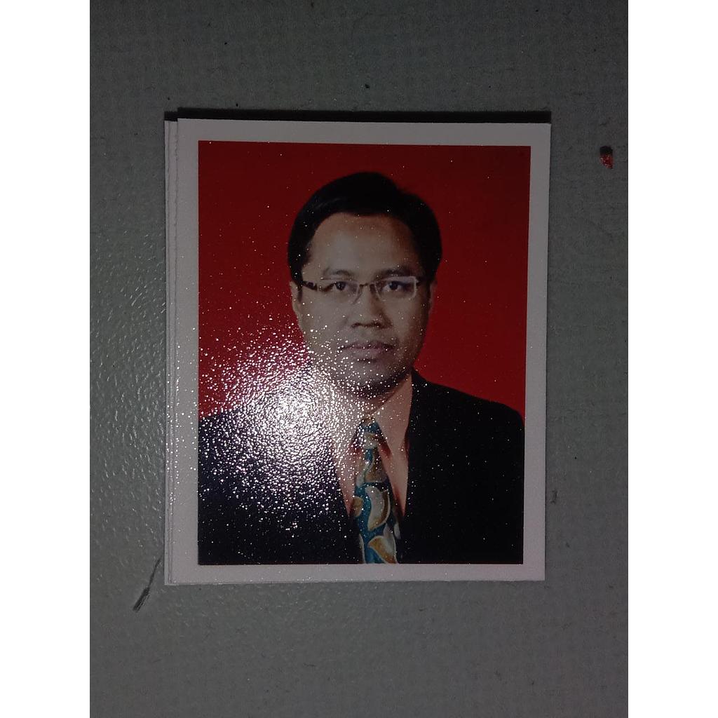 Foto Pak Baskoro Background Merah Uk. 3x4 