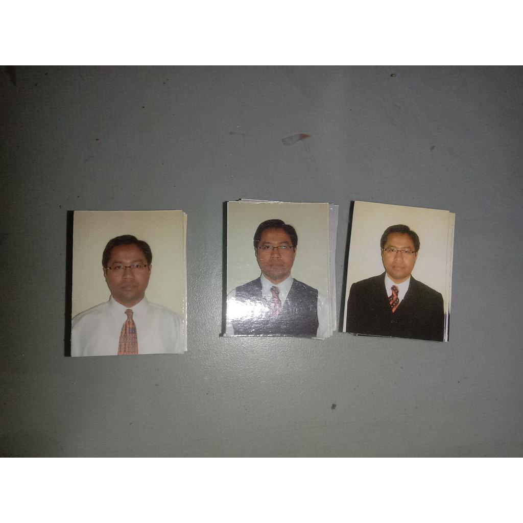 Foto Pak Baskoro Background Putih Uk. 3x4