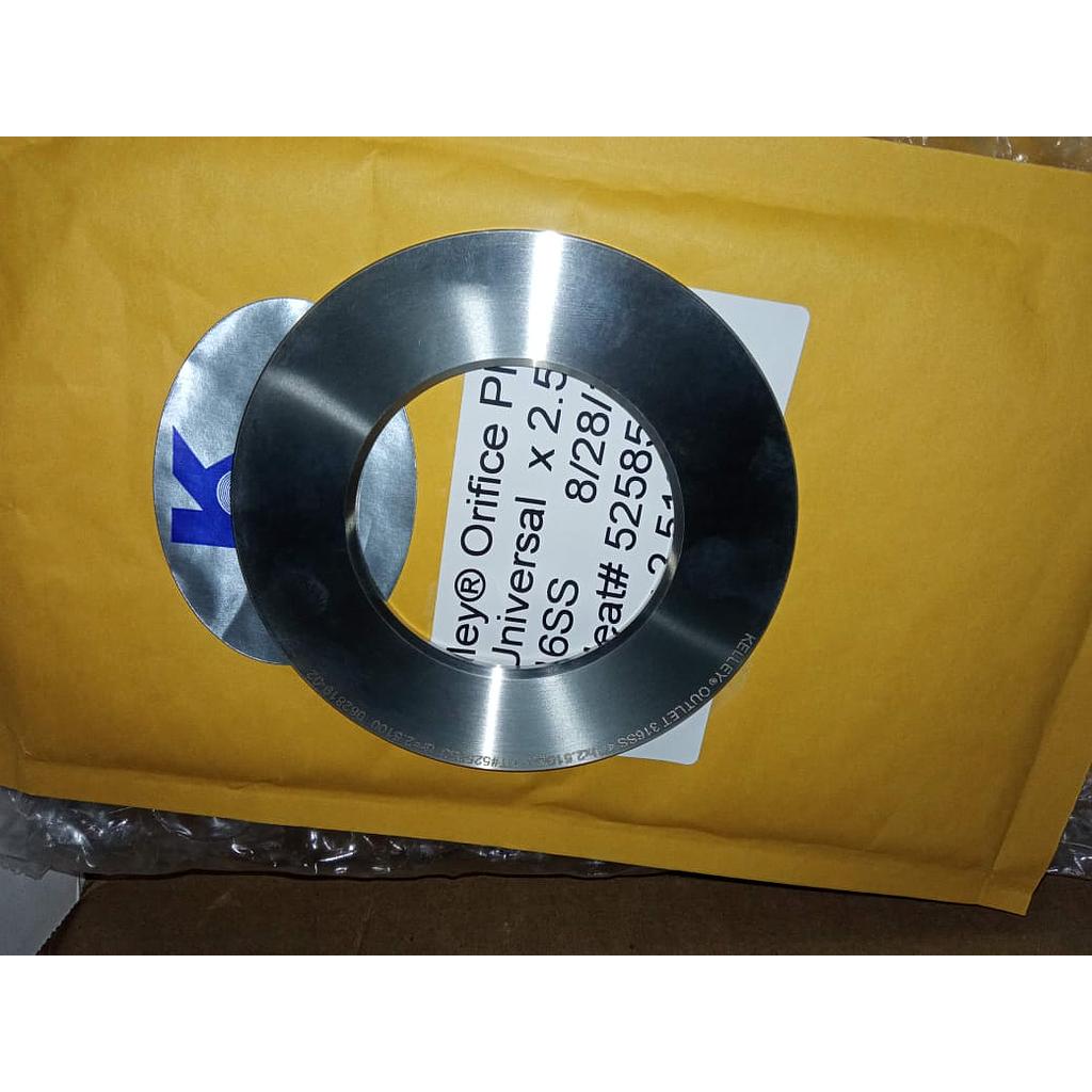 Orifice Plate 4"Universal x 2.510 Heat # 525850