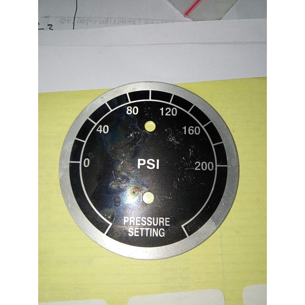 Nametag Controller, Pressure Setting 200 PSI