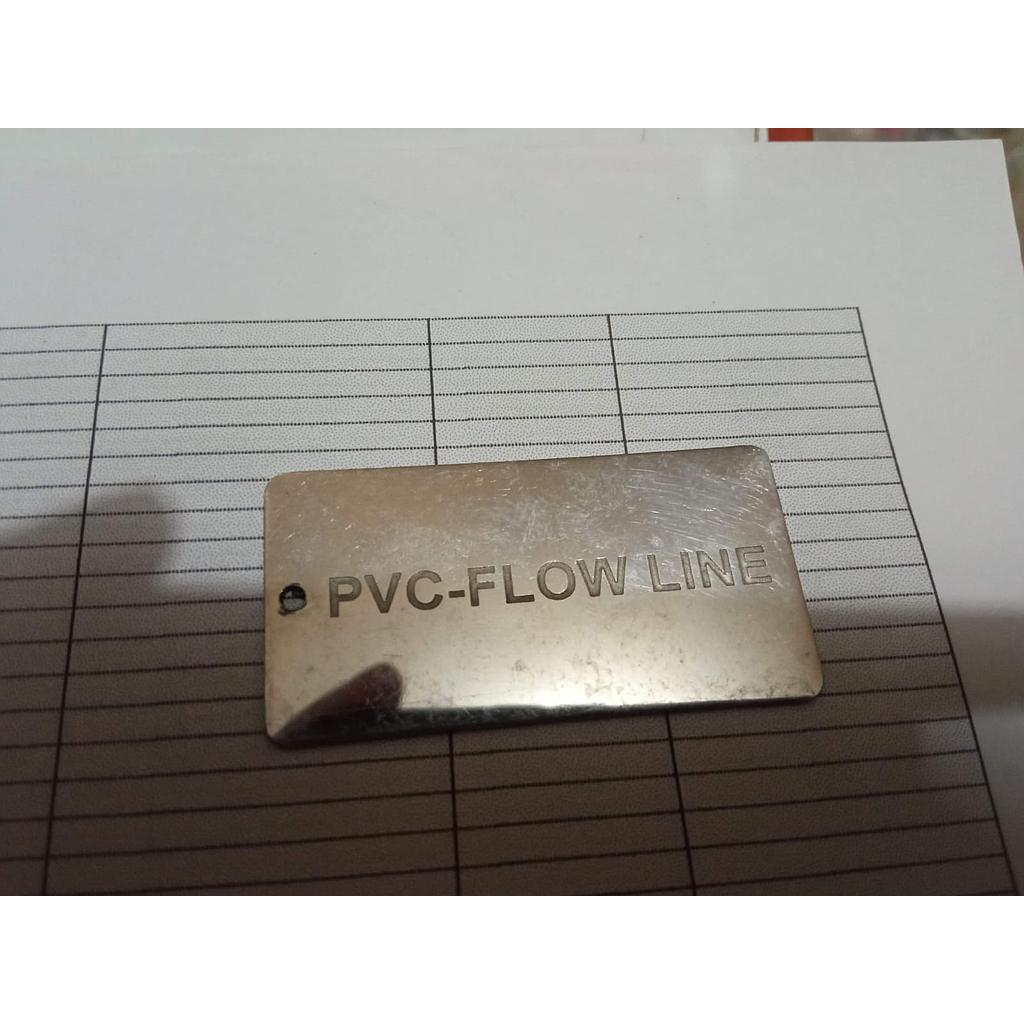 Label PVC-Flow Line 
