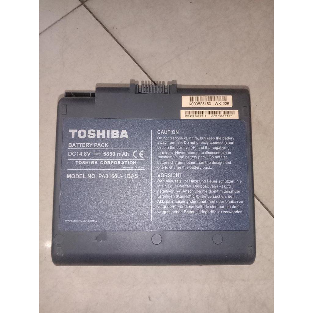 Battery Pack Toshiba, Model No. PA3166U-1BAS