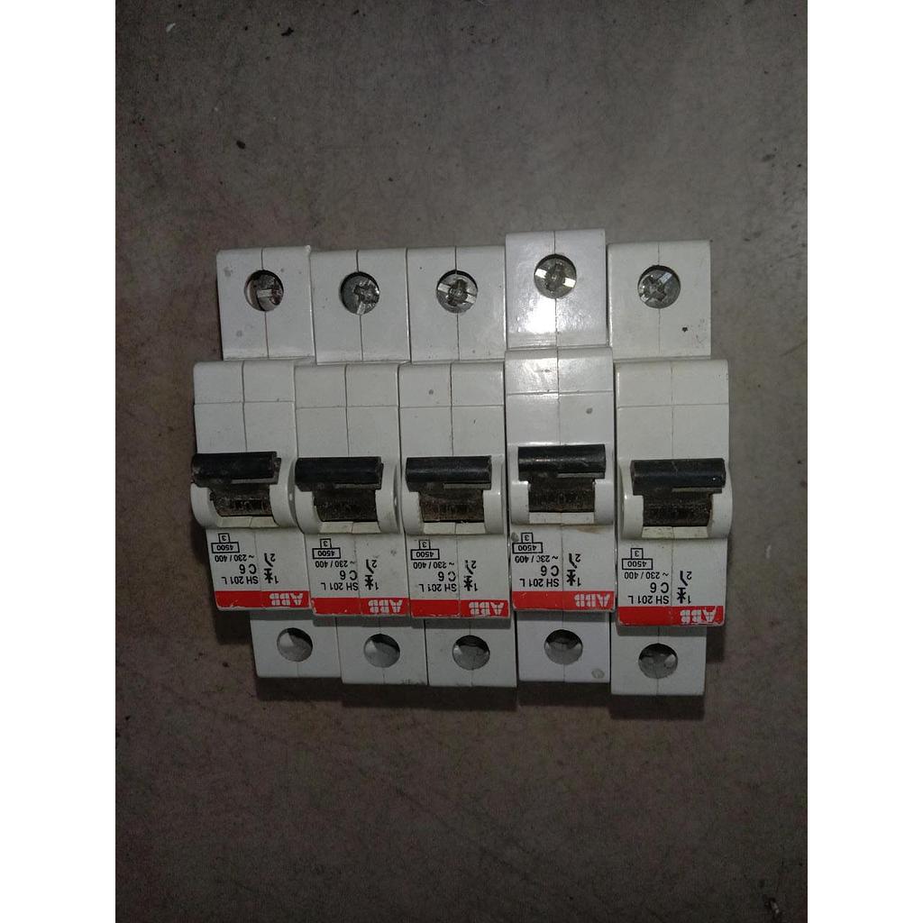 MCB ABB SH201L C6