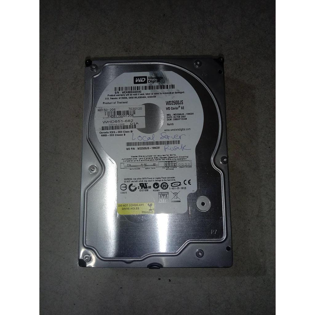Hardisk Western Digital WD2500JS