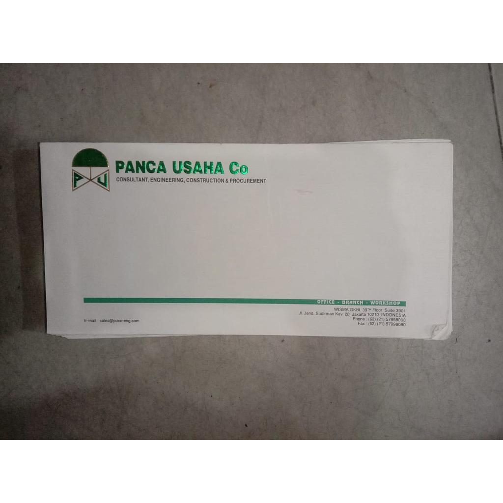Amplop Panca Usaha Kuning 