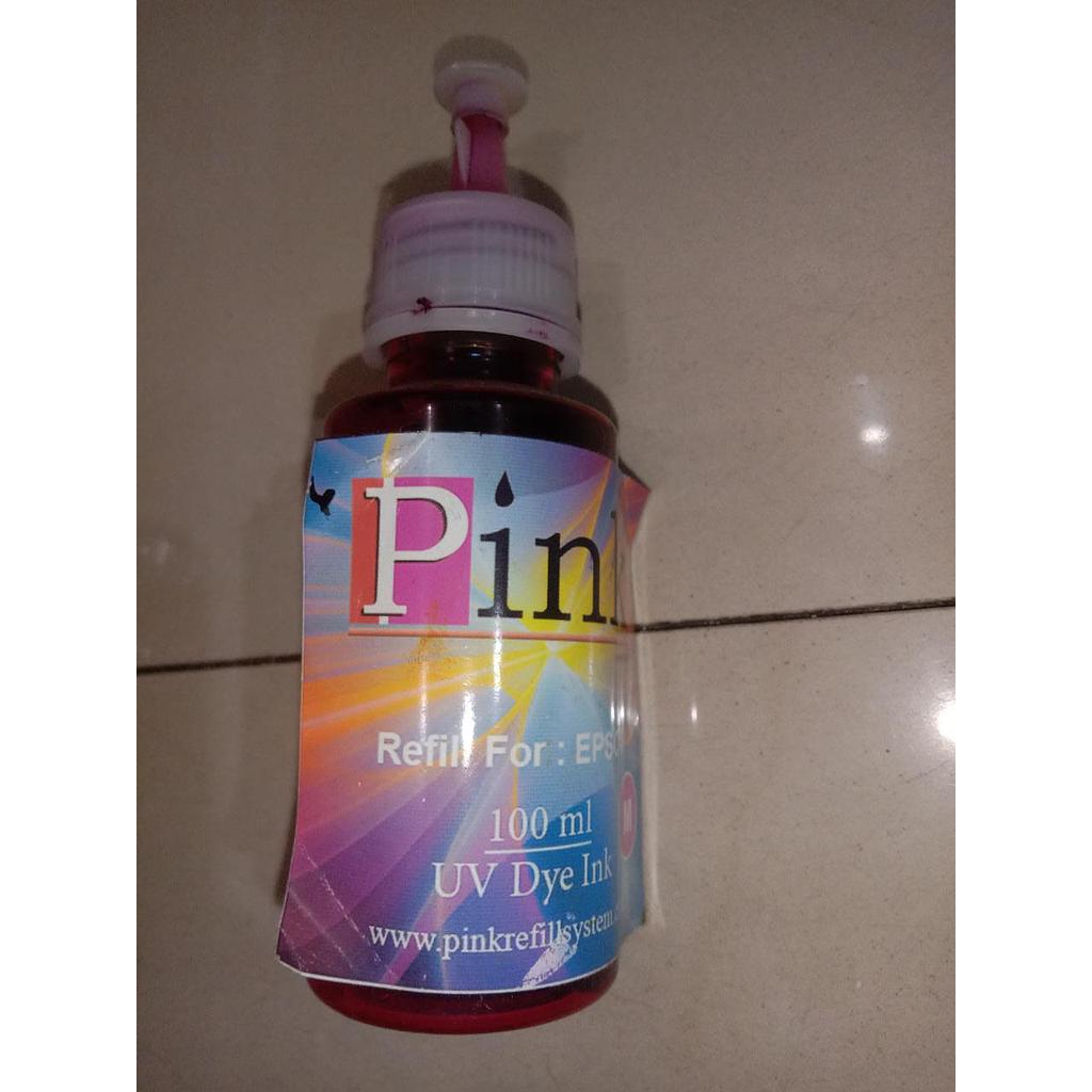 Tinta Printer Brand Pink Refill For Epson, Warna Magenta 