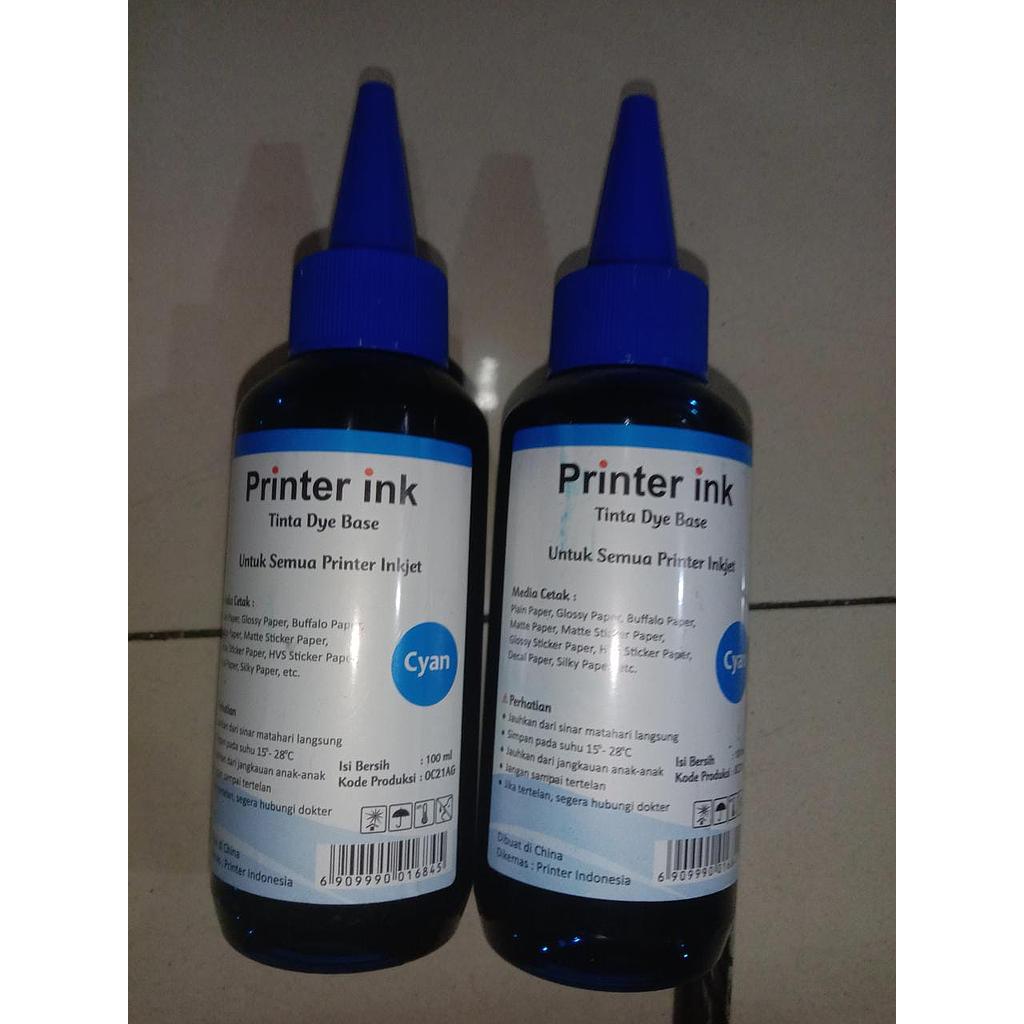 Universal Ink Tinta Dye Base, Warna Cyan 