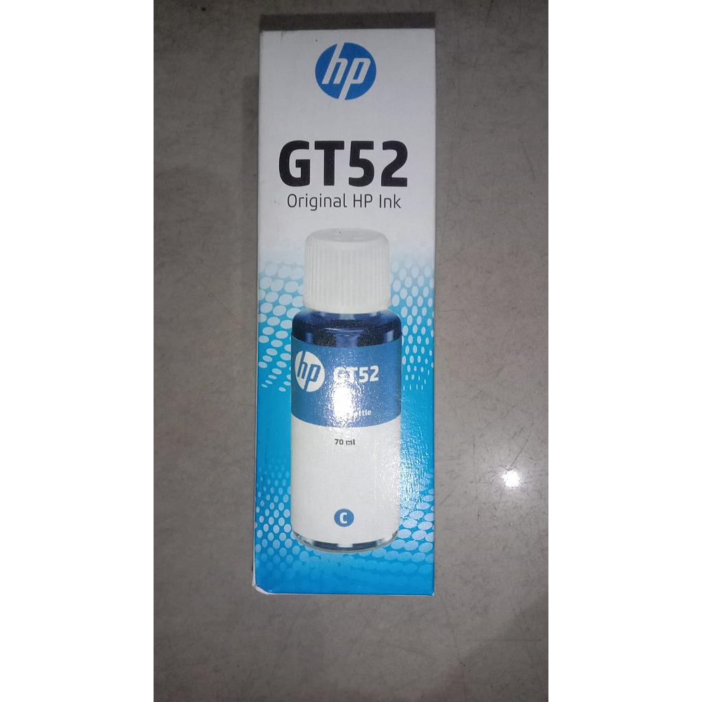 Tinta Printer HP GT 52, Warna Cyan 